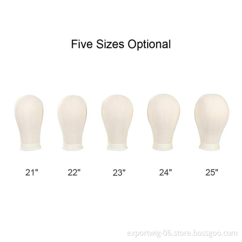 Wig Head Canvas Block Mannequin Head Blocks Manikin  For Wigs Making Weft Wig Display Style Styling Human Head Shape